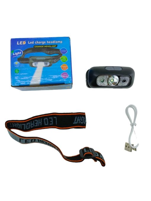 LED CHARGE HEADLAMP  USB ŞARJLI  KAFA LAMBASI FENER  OYNAR BAŞLI (4913)