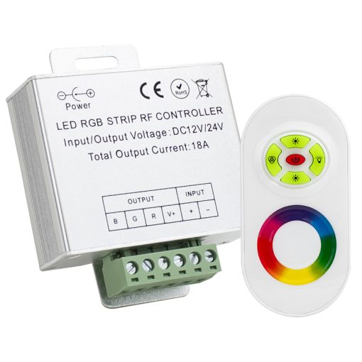 LED RGB KONTROL DEVRE DOKUNMATİK UK LI FC-PB-12Q (18 AMPER) (4913)