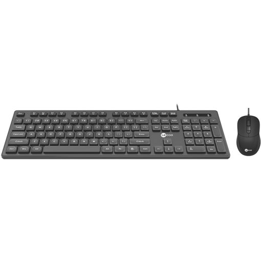 LENOVO LECOO CM102 USB KABLOLU SİYAH Q KLAVYE  MOUSE SET (4913)