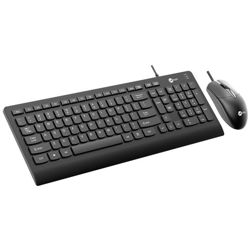 LENOVO LECOO CM103 USB KABLOLU SİYAH Q KLAVYE  MOUSE SET (4913)