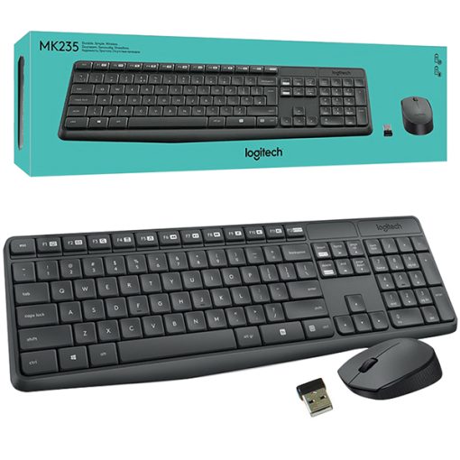 LOGITECH MK235 KABLOSUZ KLAVYE MOUSE SET (4913)