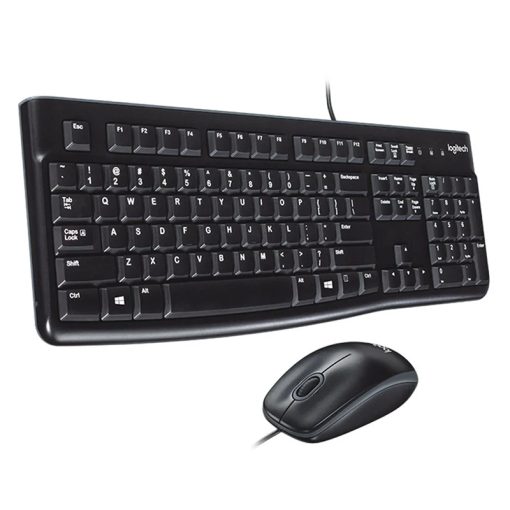 LOGITECH MK120 USB Q SİYAH KABLOLU KLAVYE+MOUSE SET (4913)