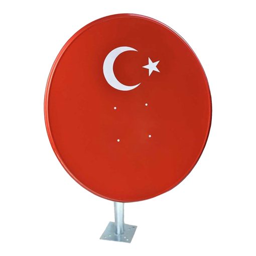 MAG KIRMIZI BAYRAK BASKILI 80 CM OFSET ÇANAK ANTEN (KÜÇÜK MOUNT)(10LU PAKET) (4913)