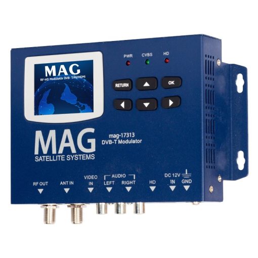 MAG MG-17313 LCD EKRANLI HD-RF CONVERTER FULL HD DVB-T ENCODER MODULATOR (DVB-T/AV/HDMI) (4913)