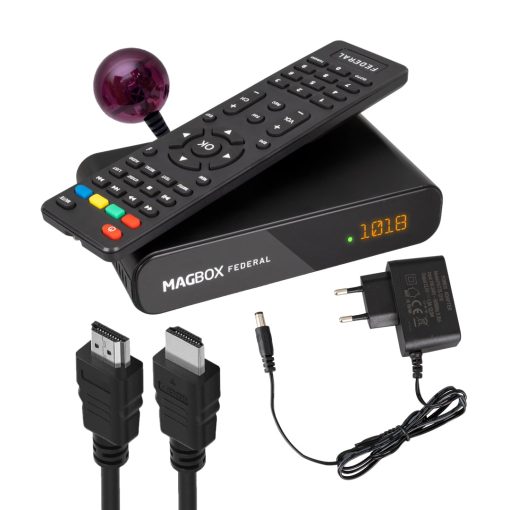 MAGBOX FEDERAL MİNİ HD + SCART TKGSLİ UYDU ALICISI (4913)