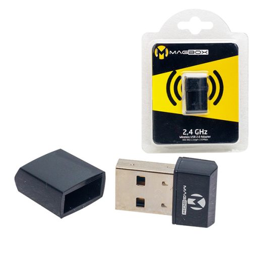 MAGBOX USB STICK MİNİ 802.11N WİFİ 7601 CHIPSET 2.4GHZ 150 MBPS IP UYDU ALICILARI İLE UYUMLU (4913)