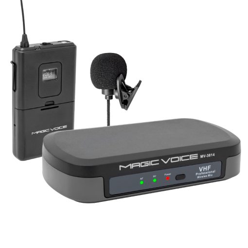 MAGICVOICE MV-3812 VHF YAKA TİPİ TELSİZ MİKROFON (4913)