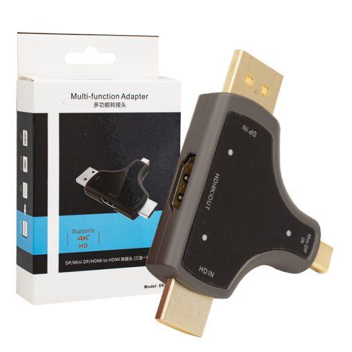 MINI DP+DP+HDMI TO HDMI 4K ÇEVİRİCİ (4913)