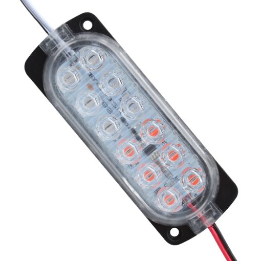 MODÜL LED 24V 1.2W PARLAK YANIP SÖNEN KIRMIZI/MAVİ 2835 (4913)