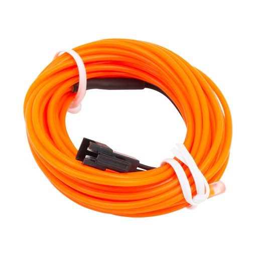 NEON ORANJ 5 METRE İP AYDINLATMA 5 V USB ADAPTÖRLÜ (4913)