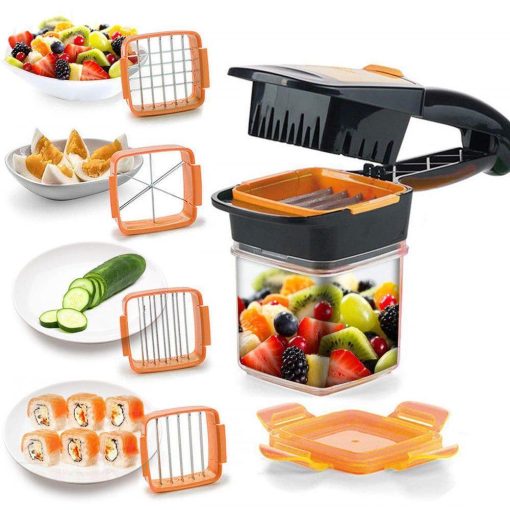 Nicer Dicer Quick 5 In 1 Pratik Hazneli Sebze Meyve Doğrayıcı Dilimleme Aleti (4913)