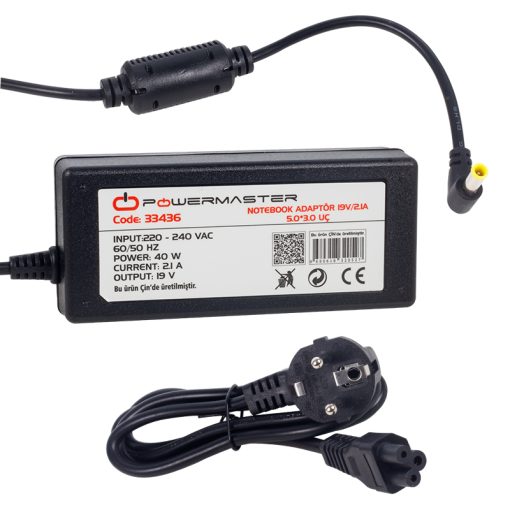 NOTEBOOK ADAPTÖR SAMSUNG 19V/2.1A 5.0*3.0 UÇ (4913)