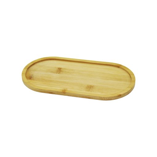 OVAL AHŞAP BAMBU YAĞDANLIK ALTLIK 12X23CM (4913)