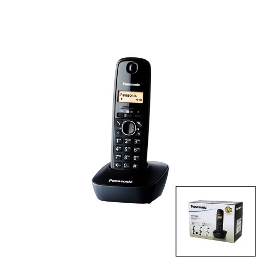 PANASONİC KX-TG1611 SİYAH - OVAL KABLOSUZ DİJİTAL TELSİZ TELEFON (4913)