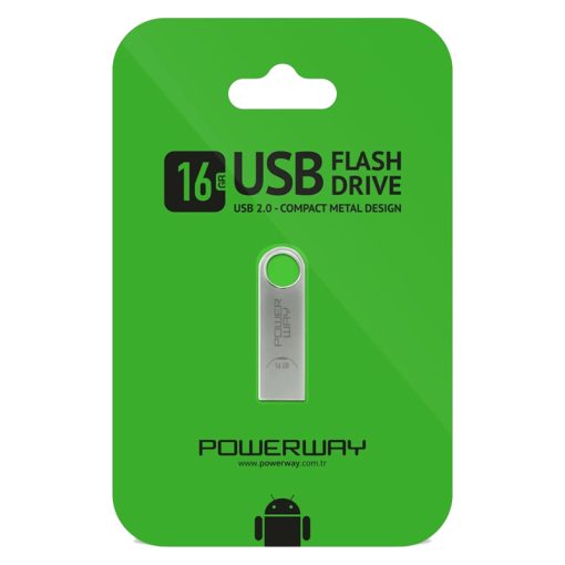 16 GB METAL USB 2.0 FLASH BELLEK (4913)