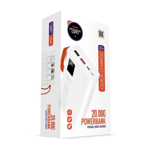 20000 MAH ÇİFT USB DİJİTAL EKRAN POWERBANK (4913)