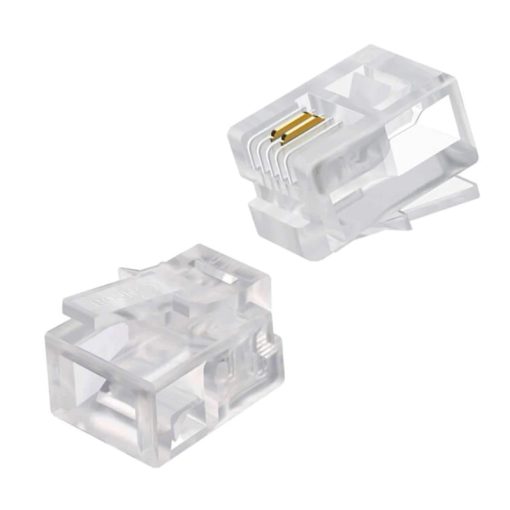 RJ 11 TELEFON SOKETİ 6P/2C (100LÜK PAKET) (4913)