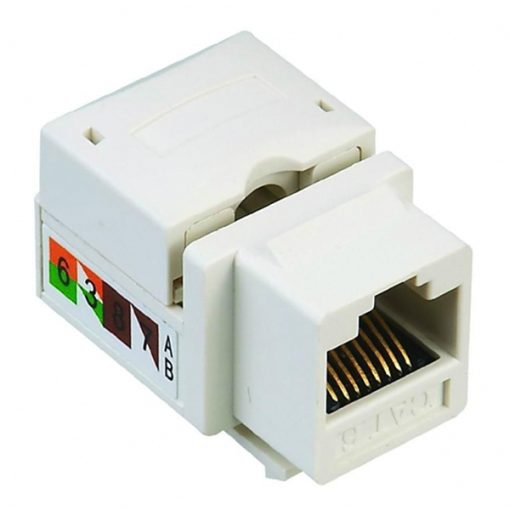 RJ 45 ŞASE 8P8C UTP CAT6  90 DERECE KEYSTONE JACK (4913)