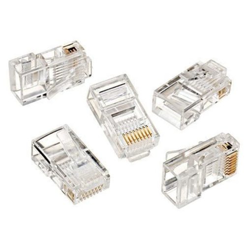 RJ45 CAT5/CAT6 UÇ 8P8C (100LÜK PAKET) POŞETLİ (4913)