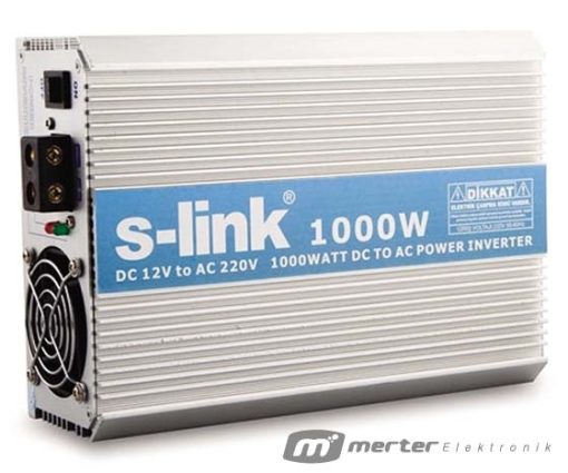 S-LINK SL-1000W 12 VOLT - 1000 WATT INVERTER (4913)