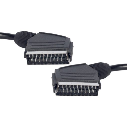 SCART SCART KABLO SİYAH 7 MM 1.2 METRE POŞETLİ (4913)