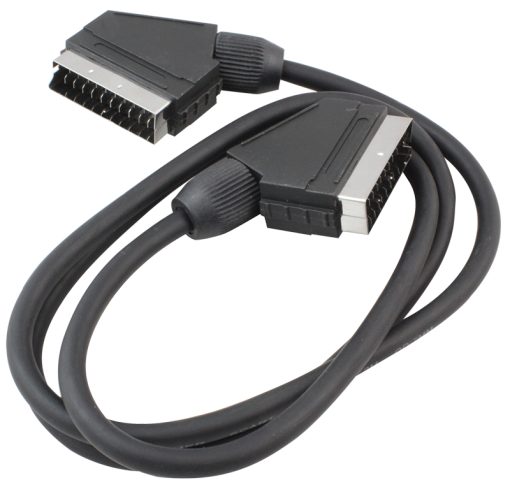 SCART SCART KABLO 3 METRE 7 MM SİYAH POŞETLİ (4913)