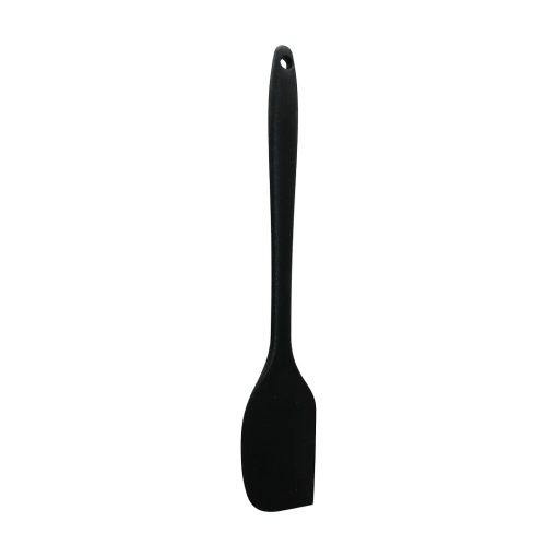 SİYAH ORTABOY KÖŞELİ SİLİKON SPATULA KARIŞTIRICI 30CM (4913)