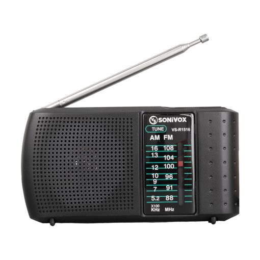 SİYAH RENK ANALOG RADYO VS-R1516 (4913)