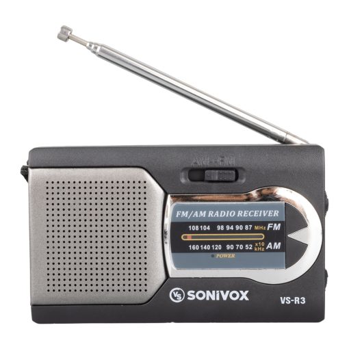 SİYAH RENK CEP TİPİ ANALOG FM RADYO VS-R3 (4913)