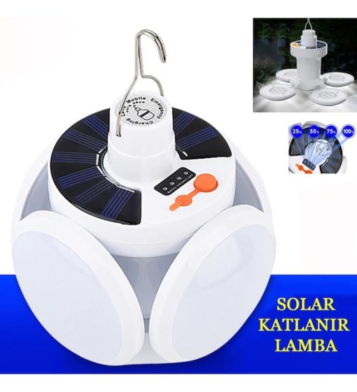 Solar 5 Kanatlı Kamp Lambası (4913)