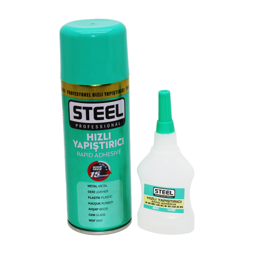 STEEL 400ML+60GR BÜYÜK HIZLI YAPIŞTIRICI (4913)