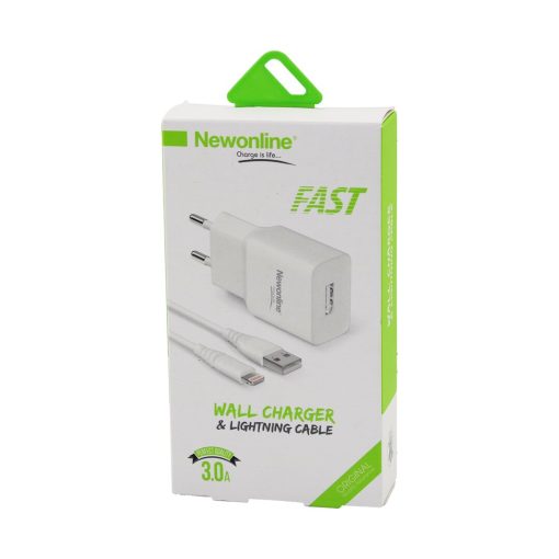 USB - IPHONE EV BAŞLIK - KABLO SET HIZLI 3.0A NW-USBTOIPH-SET (4913)