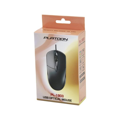 USB KABLOLU  OPTICAL MOUSE  KUTULU AMBALAJ  PL-1903 (4913)