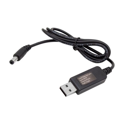 USB TO DC 5.5*2.5MM UÇLU 12 VOLT - 1 AMPER 5 VOLT TO 12 VOLT ÇEVİRİCİ ADAPTÖR (4913)