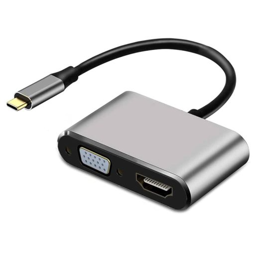 USB TYPE-C TO HDMI-VGA-USB-TYPE C 4IN1 ADAPTÖR (4913)