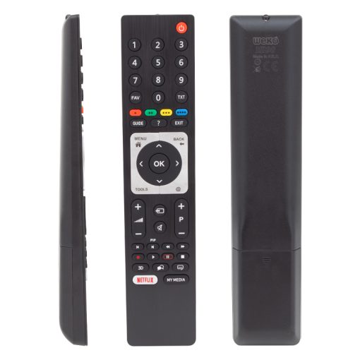 ARÇELİK-BEKO RC 3304805/01B RM-L271B NETFLIX TUŞLU LCD-LED TV KUMANDA (TS5187R-A1) (4913)