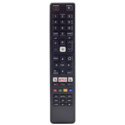 TOSHIBA CT-8069 NETFLIX*YOUTUBE TUŞLU SİYAH LCD/LED TV KUMANDA (4913)