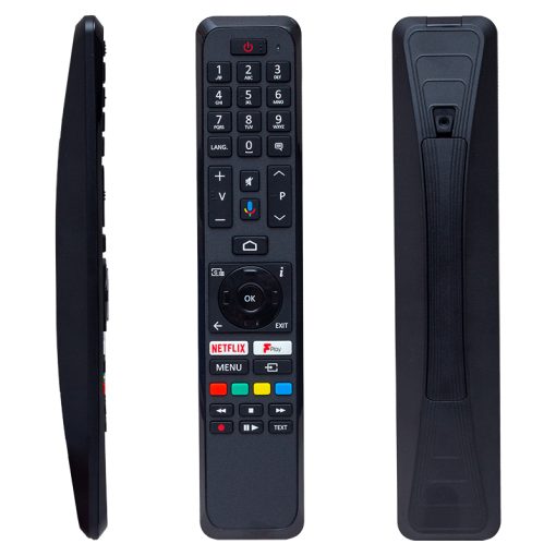 VESTEL RC 43161 NETFLIX-PLAY-MİKROFON TUŞLU SES KOMUTLU LCD-LED TV KUMANDA (HRM1857) (4913)