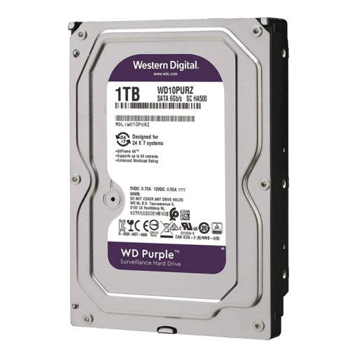 WESTERN DIGITAL PURPLE WD10PURZ 1 TB SATA 6GB/S 7/24 GÜVENLİK HARDDISK (4913)