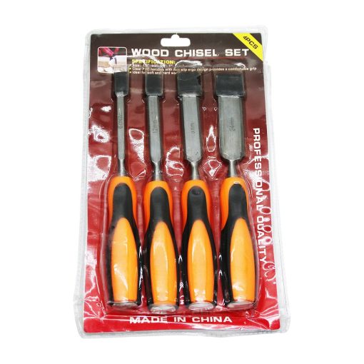 WOOD CHISEL 4 PARÇA 6-12-18-24MM İSKARPELA SET (4913)