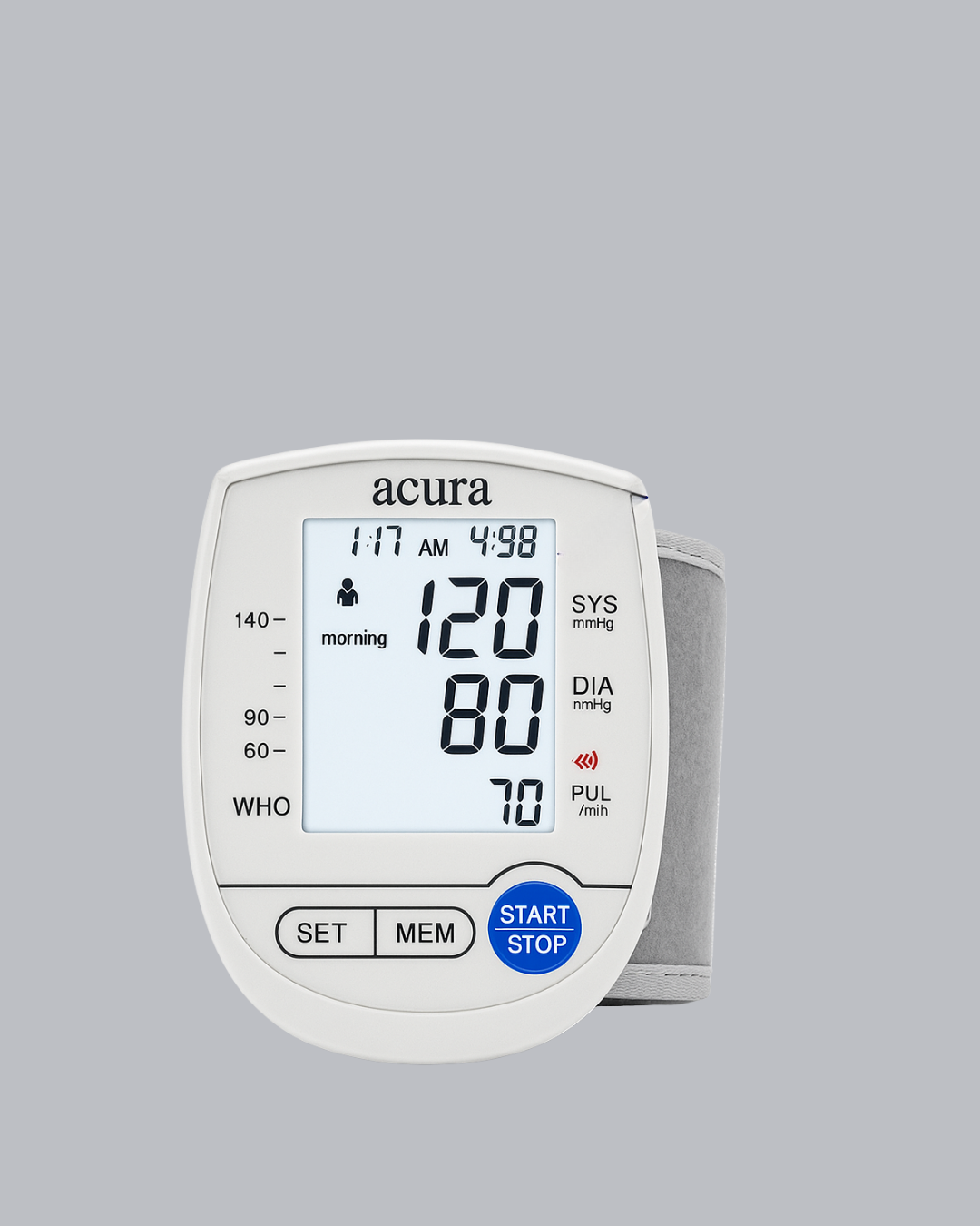 Bilekten Ölçer Tansiyon Aleti Şarjlı-Pilli Hafızalı Pratik Kullanım - Görsel 2