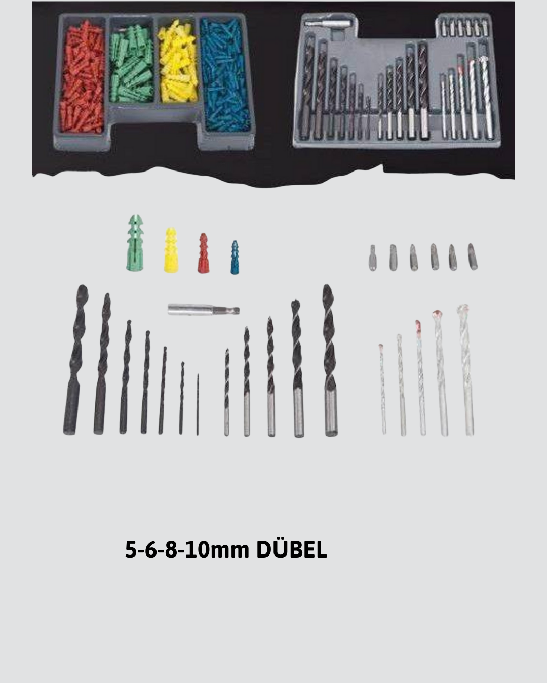 Matkap Ucu Seti Organizerli Çok Amaçlı Delme Uçları - Görsel 3