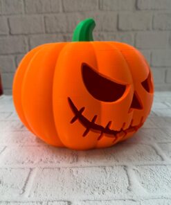 Alternative view of 23×15 cm Korku Temalı Balkabağı Biblo Dekoratif Ev Ofis Süs Eşyası