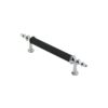 10 ADET KROM - SİYAH BORU KULP 9.6CM
