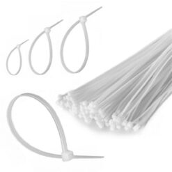 100 Adet Plastik Cırt Kelepçe Kablo Bağı Kablo Düzenleyici- 3.6 X 150 MM