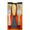 Boya Kestirme Fırça- Spatula Seti 3lü