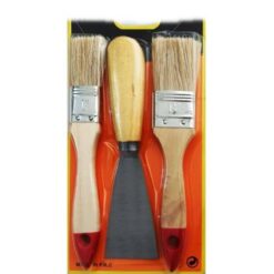 Boya Kestirme Fırça- Spatula Seti 3lü