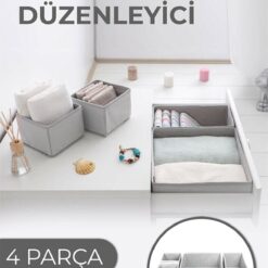Çekmece Düzenleme Kutu Seti Organizer 4lü Set
