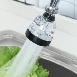 Su Tasarruflu  3 Fonksiyonlu  Oynar  Musluk Başlığı - Şeffaf