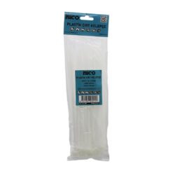 100PCS BEYAZ   3.6X250MM  PLASTİK CIRT KELEPÇE